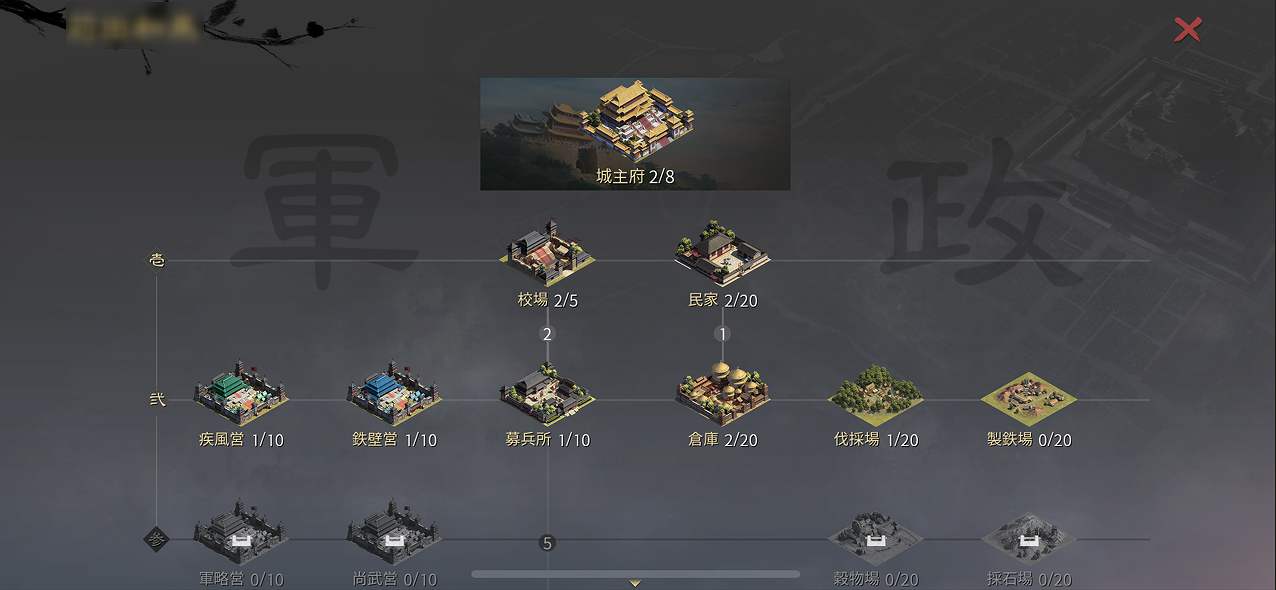 大三国志建築